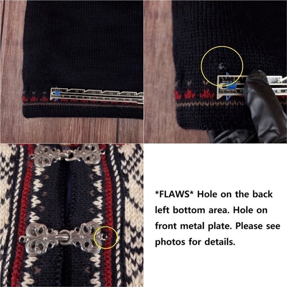 *FLAWS* Vintage Dale of Norway Size Small 1980 Lake Placid Team USA Olympic - Picture 2 of 15